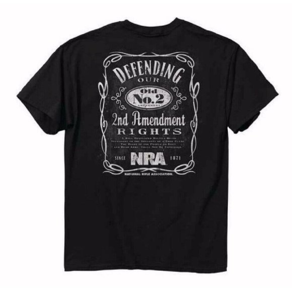 NRA Defending Our Old No.2 2nd Amendment Short Sleeve T-Shirt - NEW Fast Ship - Picture 1 of 5